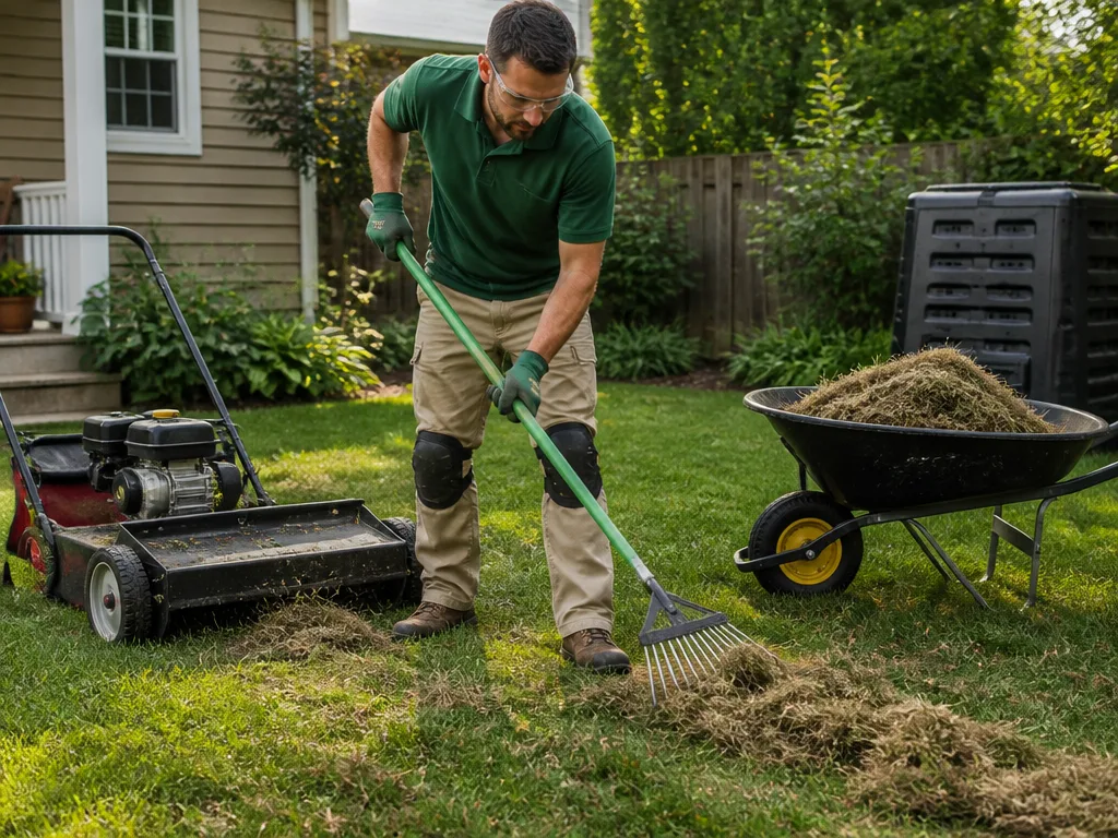 Lawn Dethatching